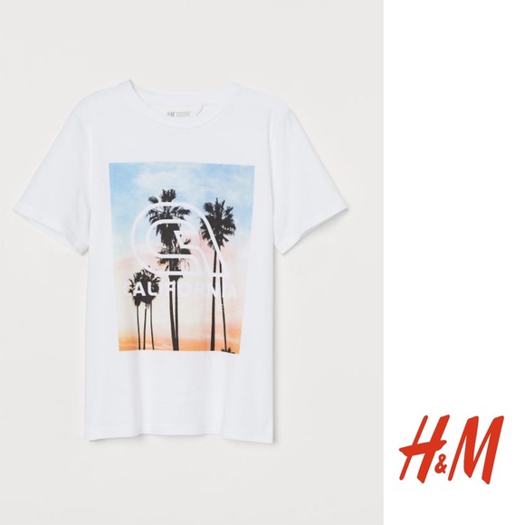 NWT H&M Boys “CALIFORNIA” T-Shirt Top 10-12Y - Picture 2 of 2